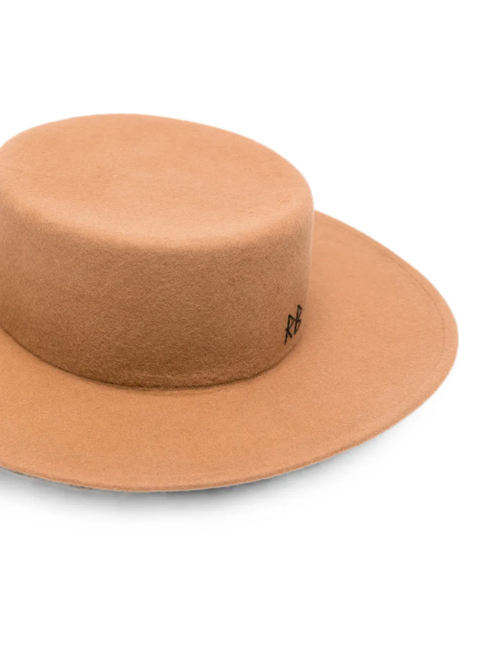 Ruslan Baginskiy Canotier wollen vilten hoed Beige