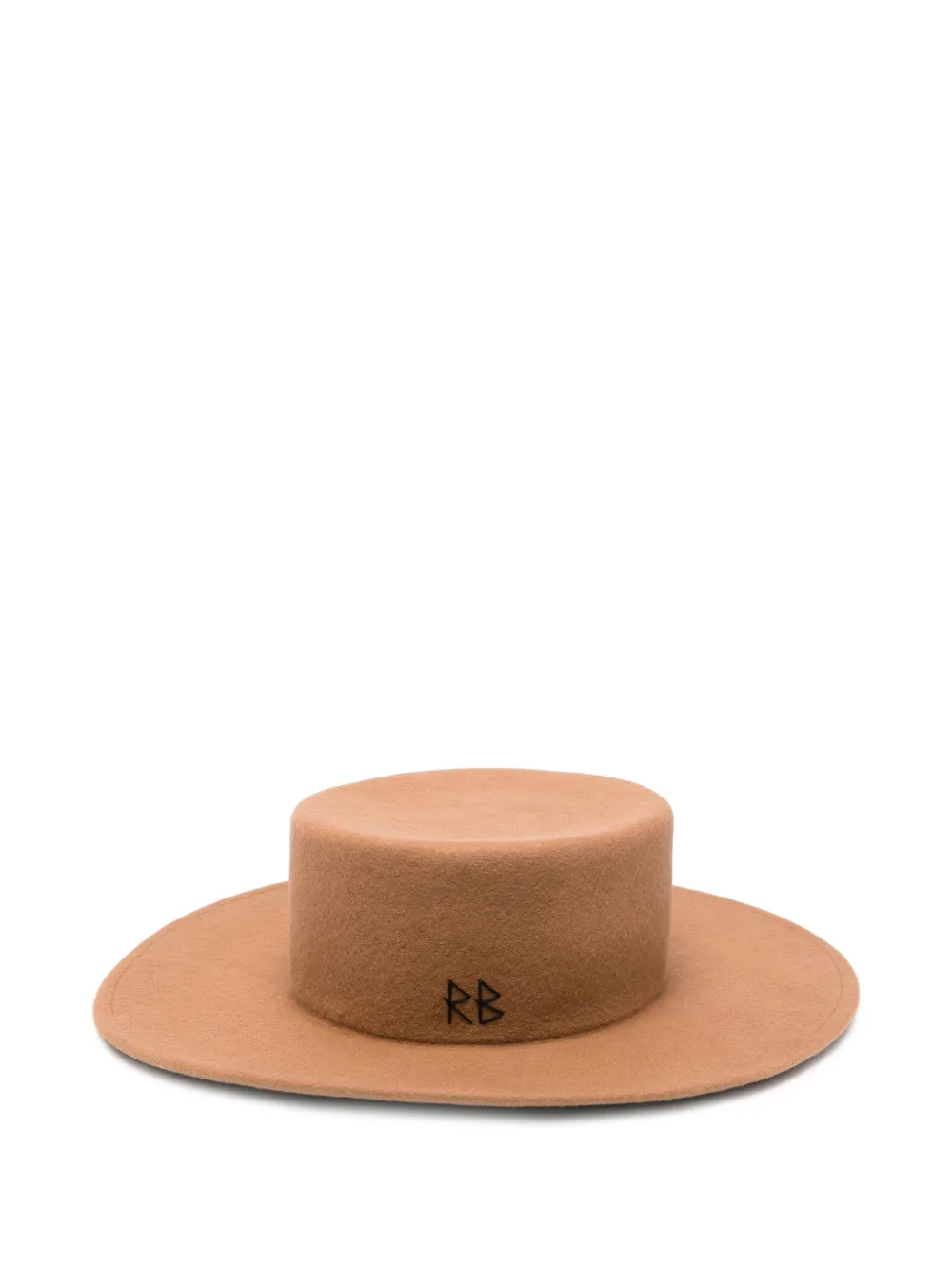 Ruslan Baginskiy wool felt Canotier hat - Toni neutri