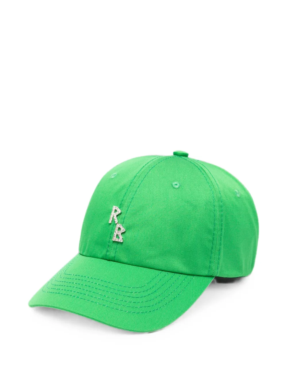 Ruslan Baginskiy crystal-embellished baseball cap - Verde