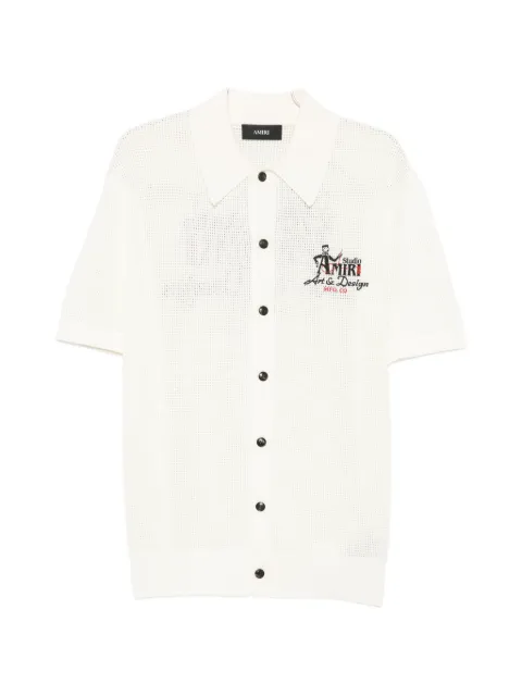 AMIRI Studio logo-embroidered shirt