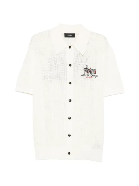 AMIRI Studio logo-embroidered shirt