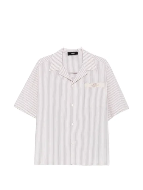 AMIRI striped short-sleeve shirt