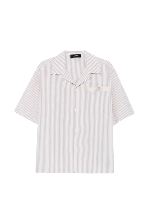 AMIRI striped short-sleeve shirt