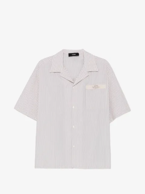 AMIRI camisa manga corta con rayas estampadas