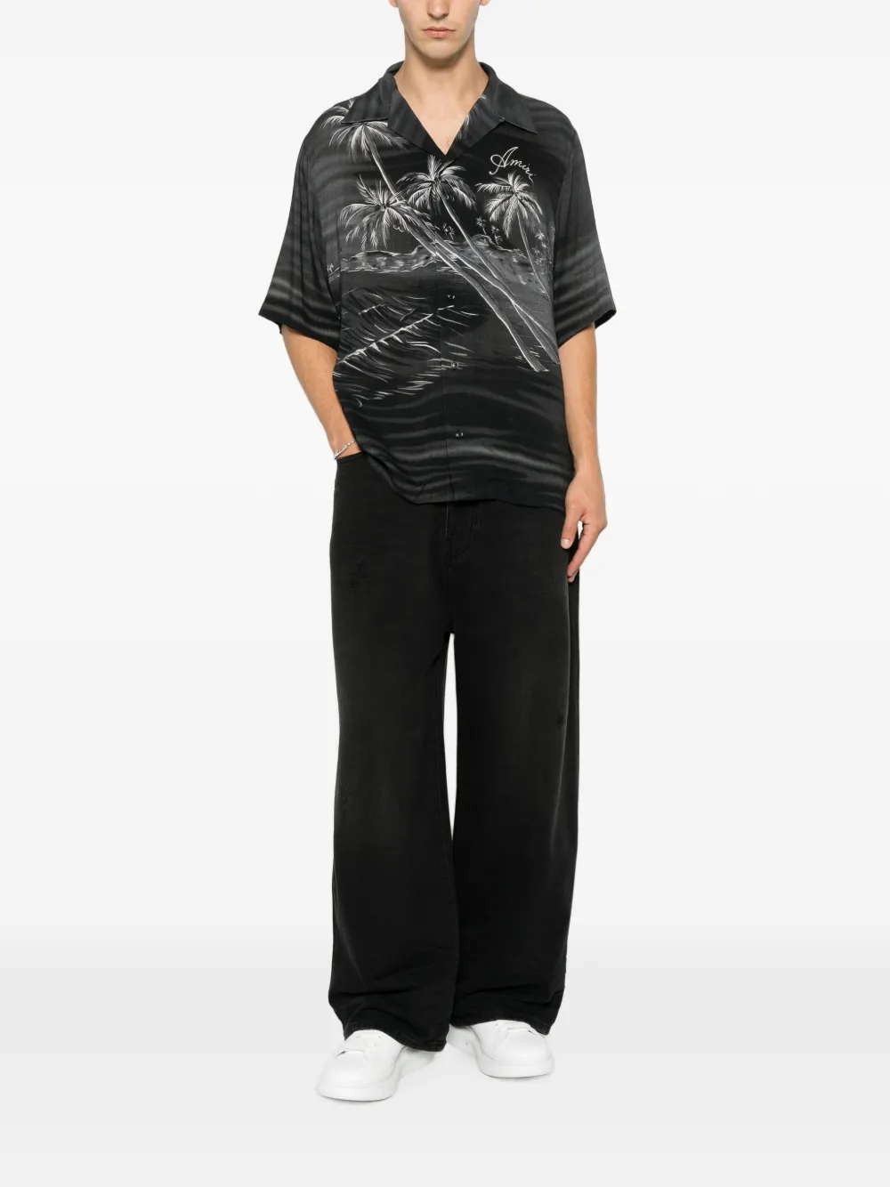 AMIRI Baggy jeans Zwart