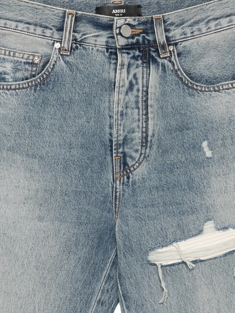 AMIRI MX1 straight-leg jeans Blauw