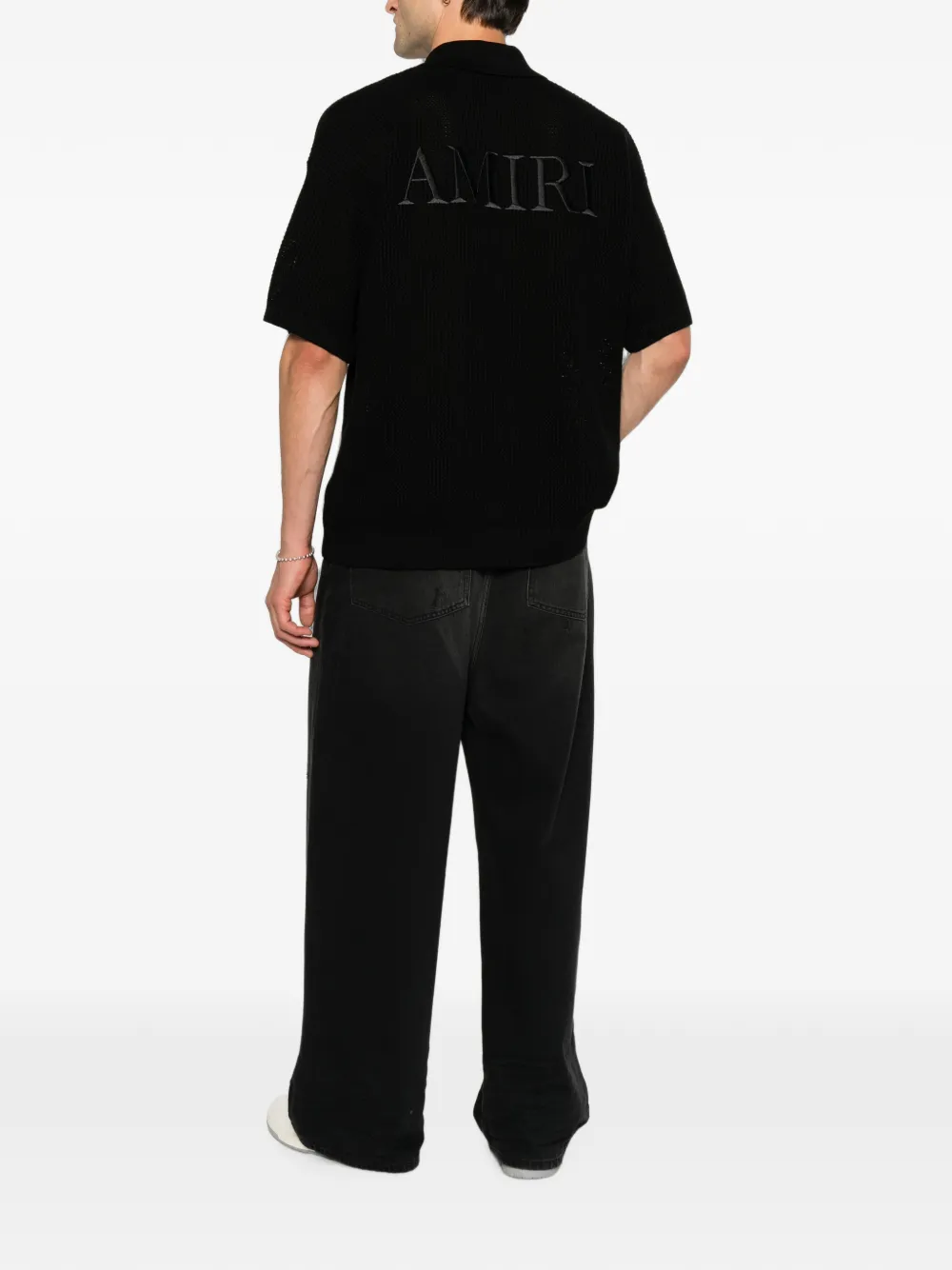 AMIRI Gehaakt T-shirt Zwart