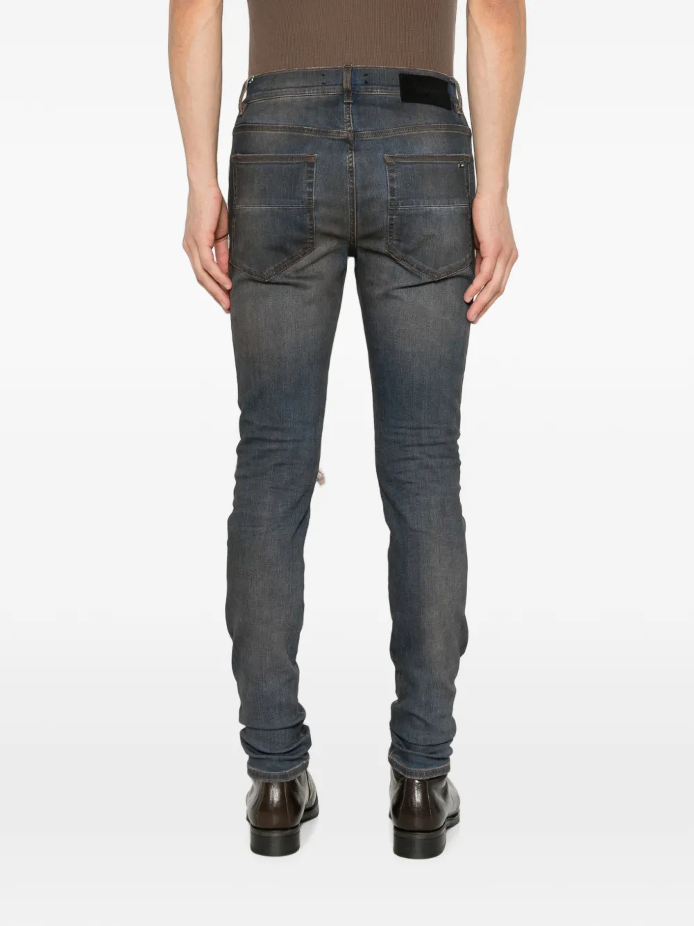 AMIRI Gerafelde jeans Blauw