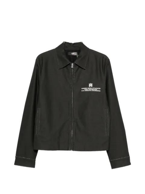 AMIRI logo-print overshirt