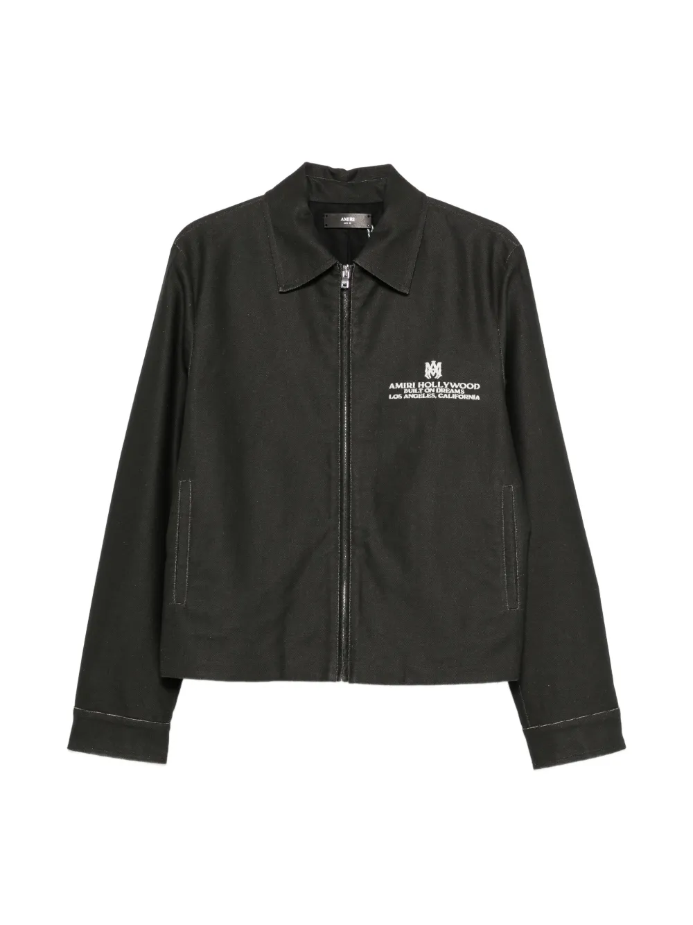 AMIRI logo-print overshirt - Nero