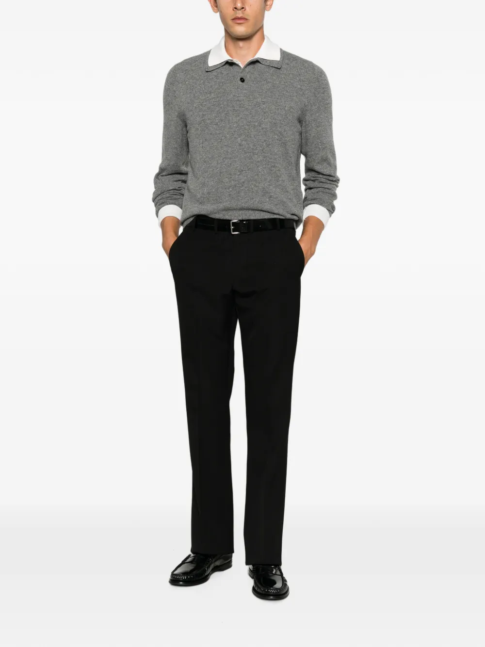 Prada Wollen broek Zwart