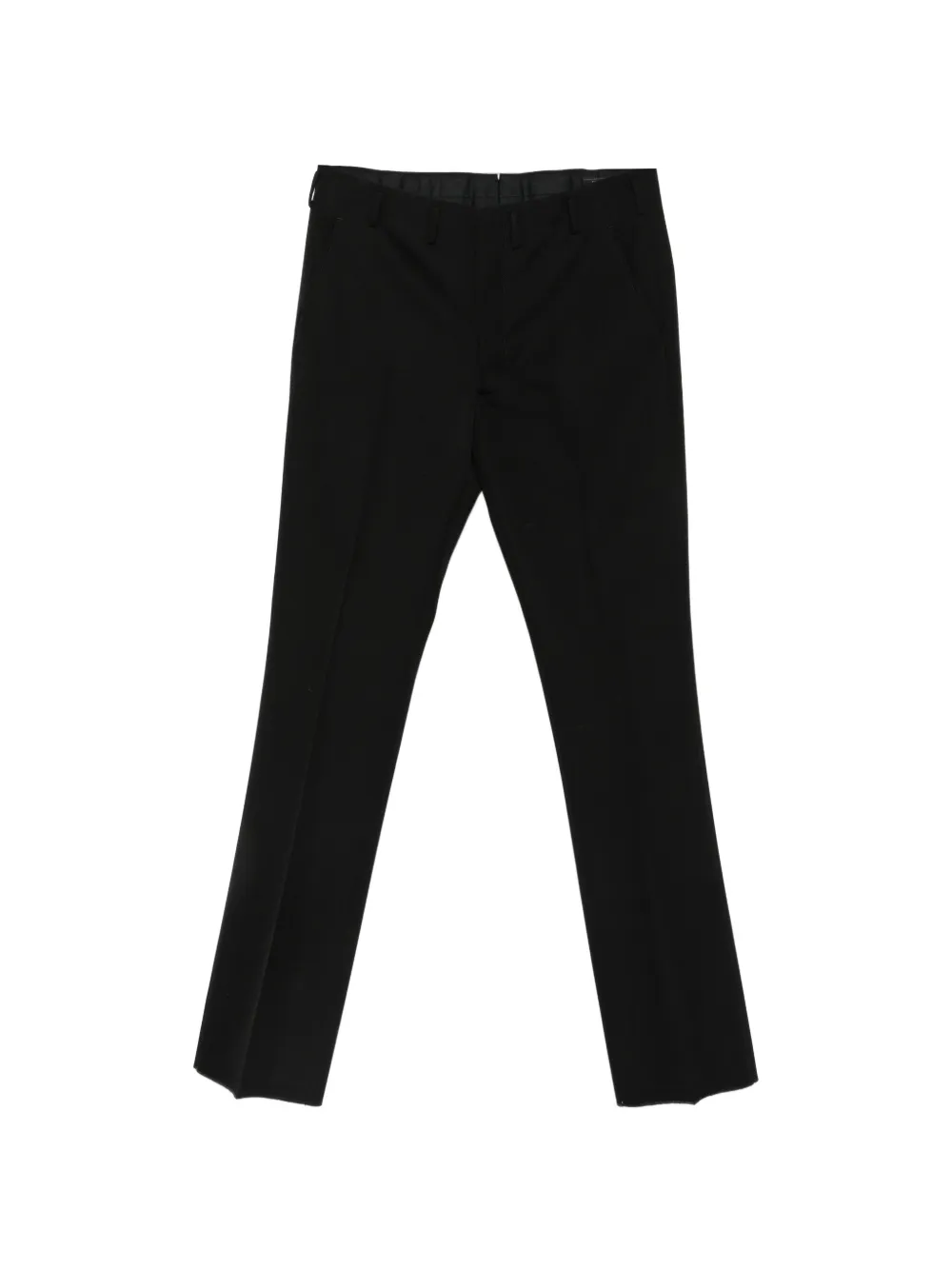 Prada compact-gabardine straight-leg trousers - Schwarz