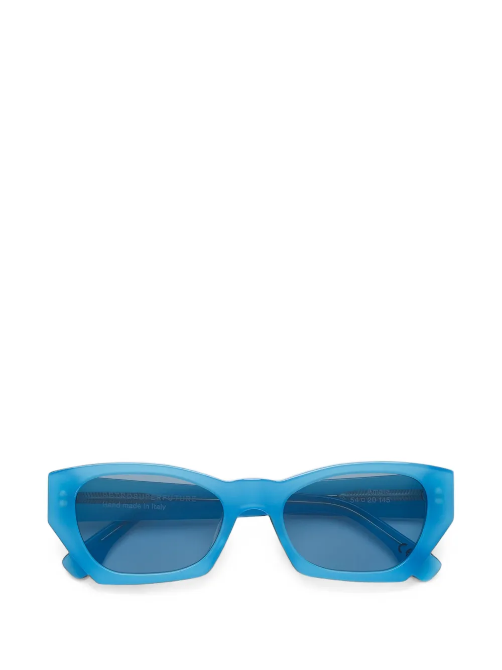 Retrosuperfuture Amata Estate Sonnenbrille mit geometrischem Gestell - Blau