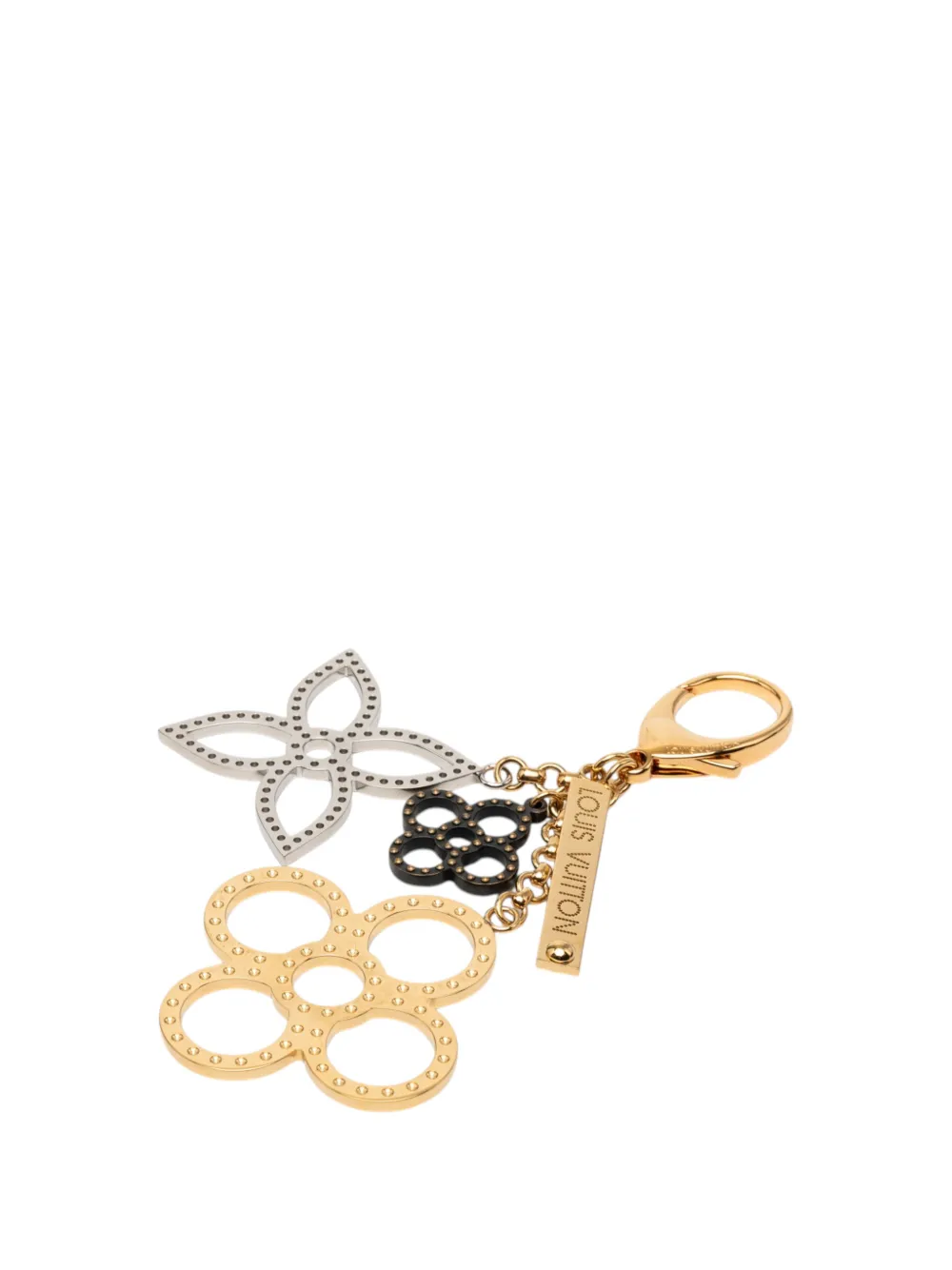 Louis Vuitton Pre-Owned 2011 Gold Plated Bijoux Sac Tapage Bag Charm key chain - Oro