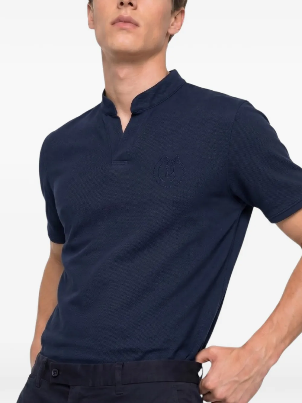 Shanghai Tang Horse T-shirt Blauw