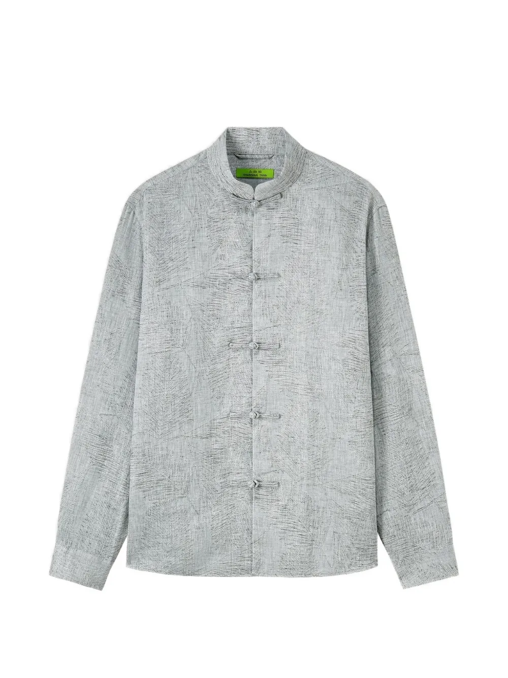 Shanghai Tang frog-fastening shirt - Grigio