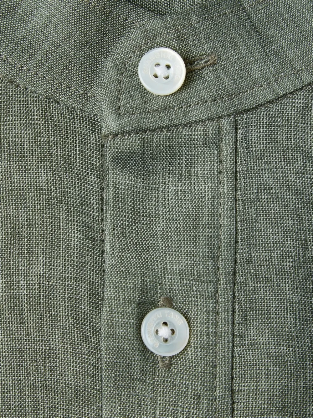Shanghai Tang poloshirt met korte mouwen Groen
