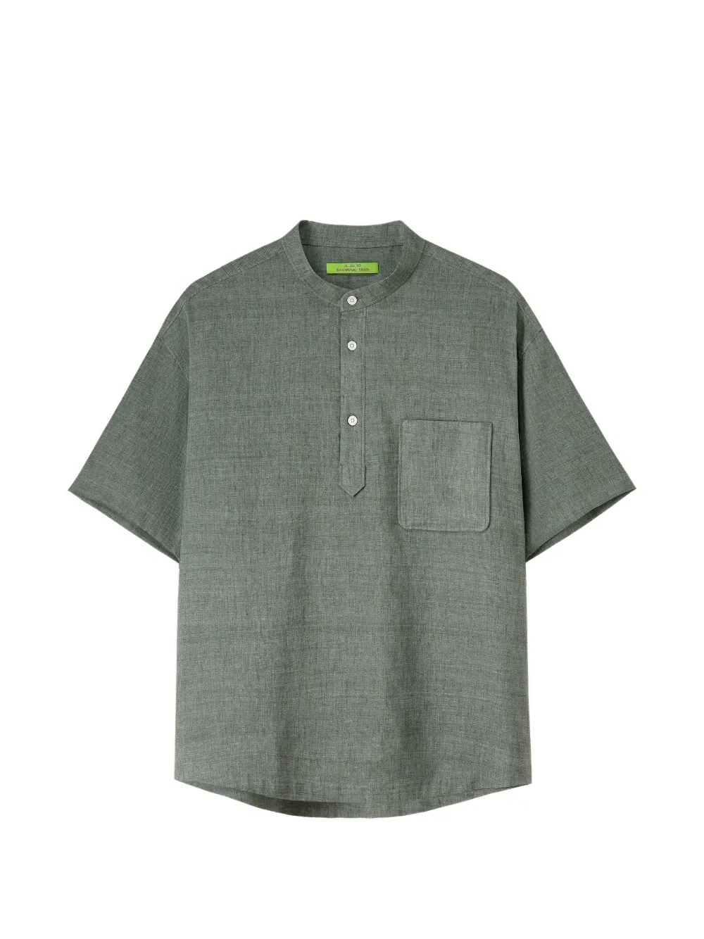Shanghai Tang Tang short-sleeved polo shirt - Verde