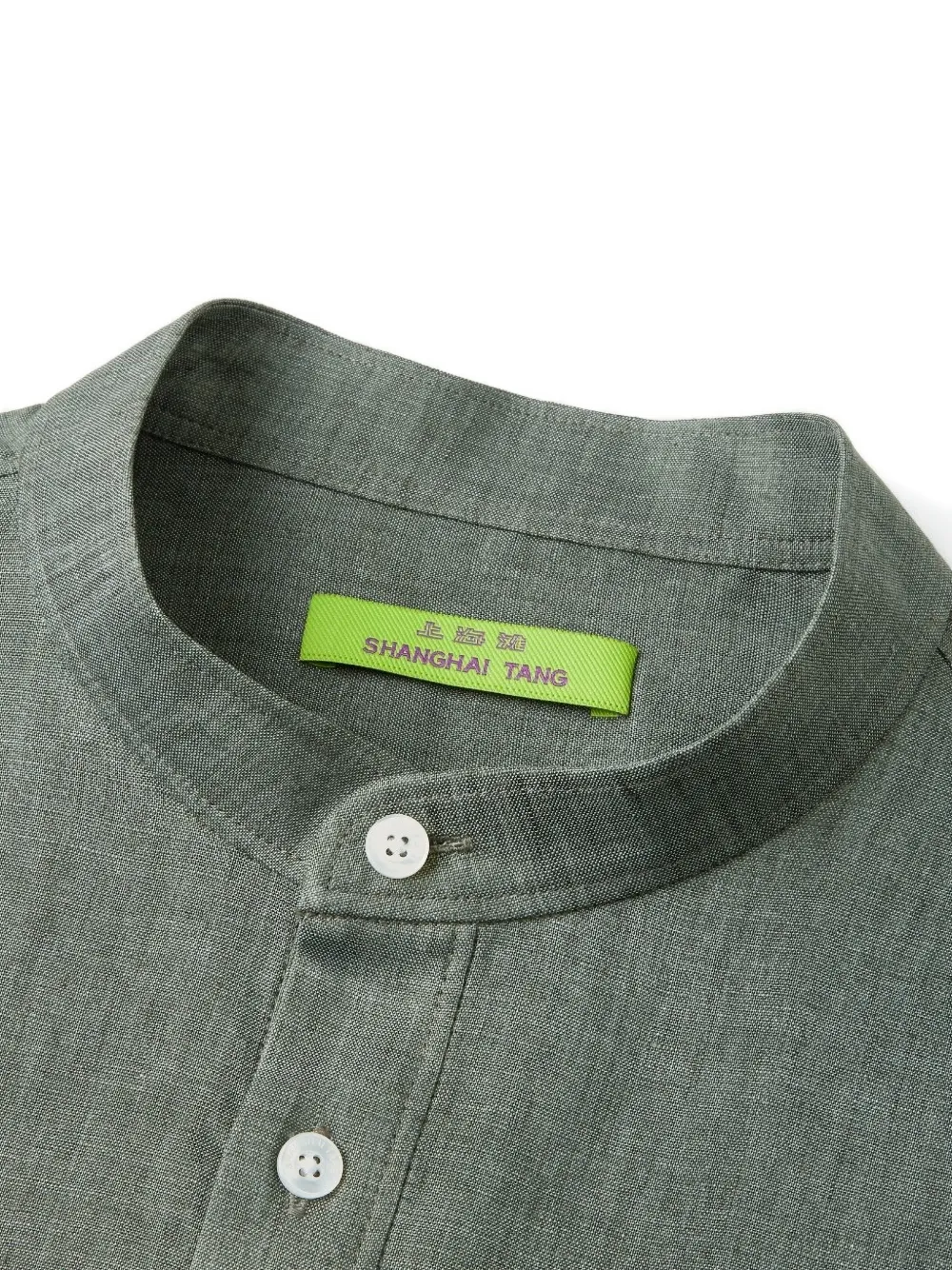 Shanghai Tang poloshirt met korte mouwen Groen
