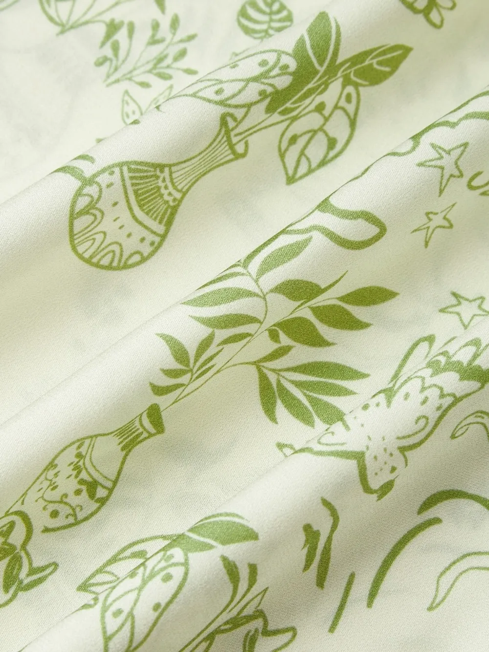 Shanghai Tang Tuniek met print Beige