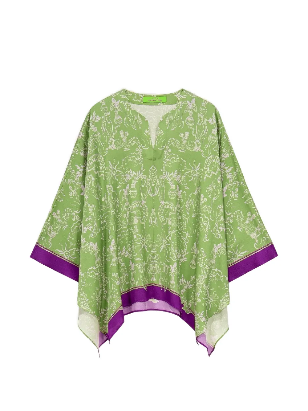 Shanghai Tang graphic-print tunic - Grün