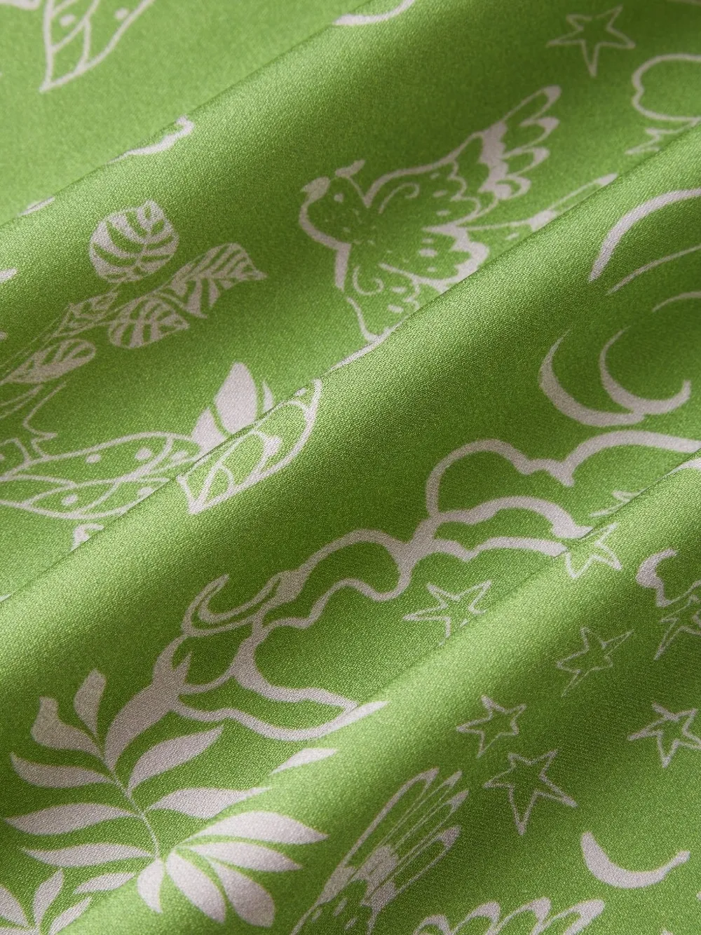 Shanghai Tang Tuniek met print Groen