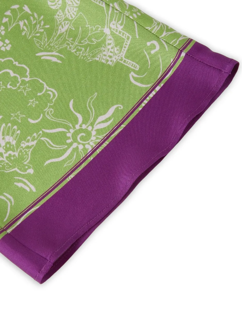 Shanghai Tang Tuniek met print Groen