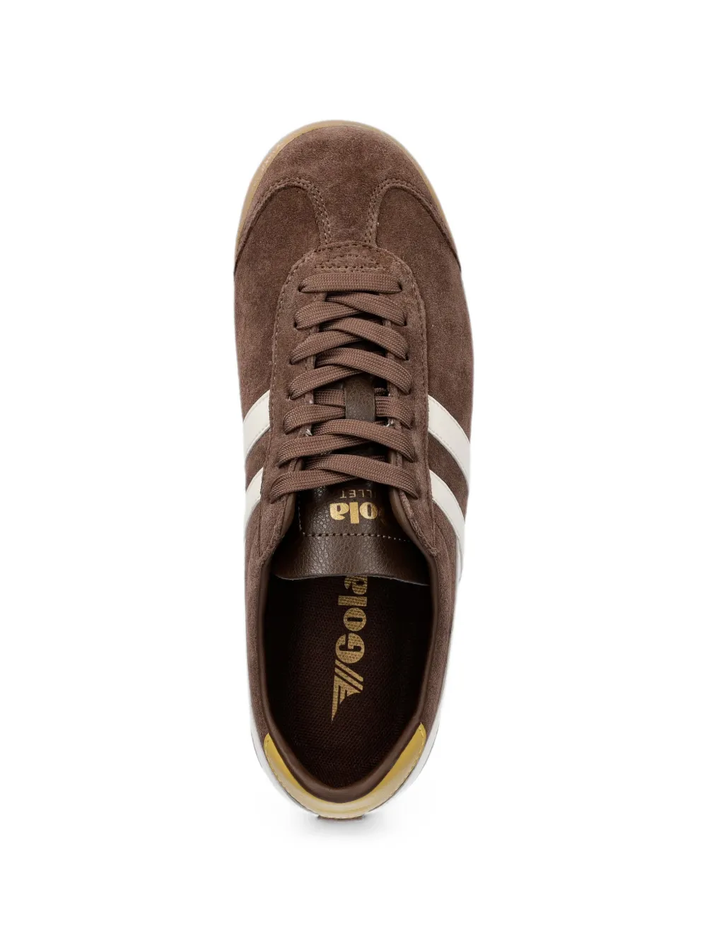 Gola Bullet suede-finish logo-print sneakers Bruin