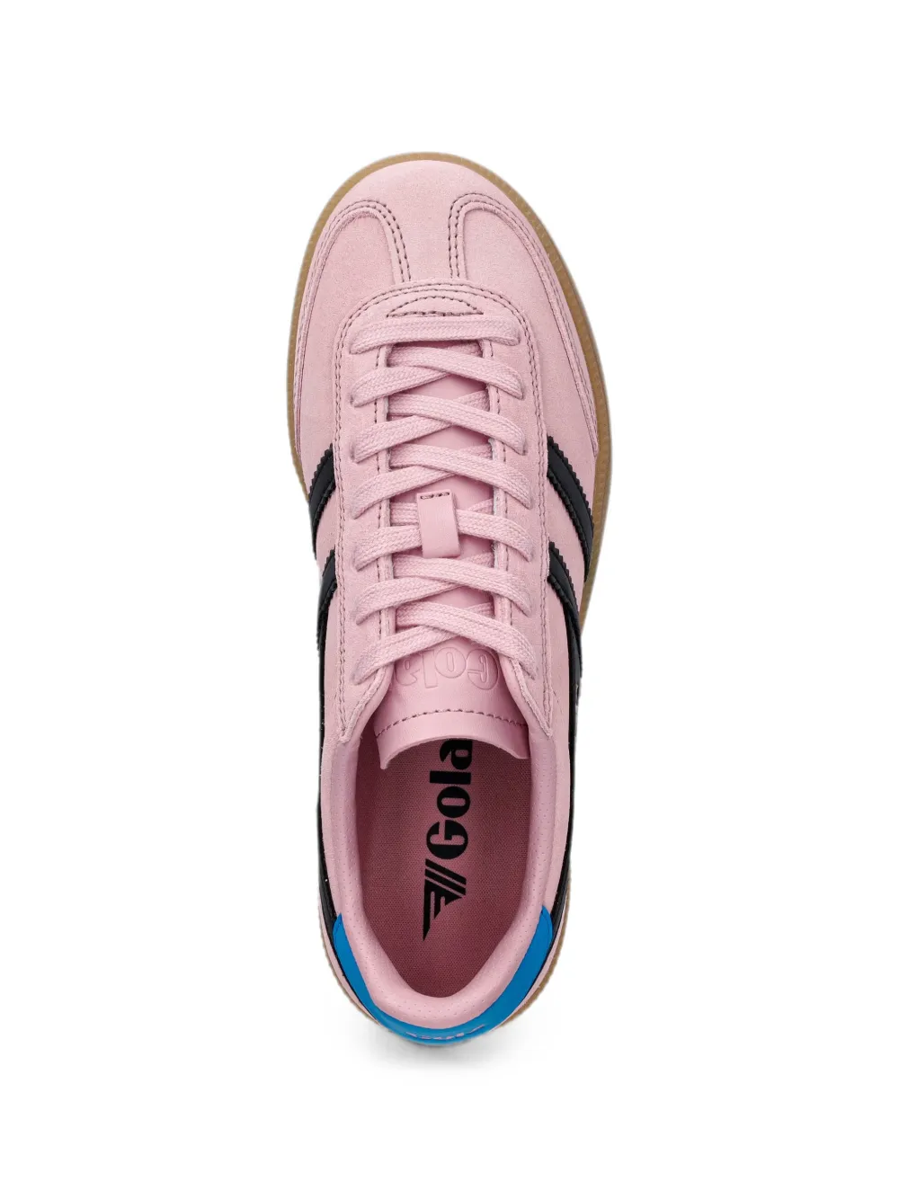 Gola Viper panelled lace-up sneakers Roze
