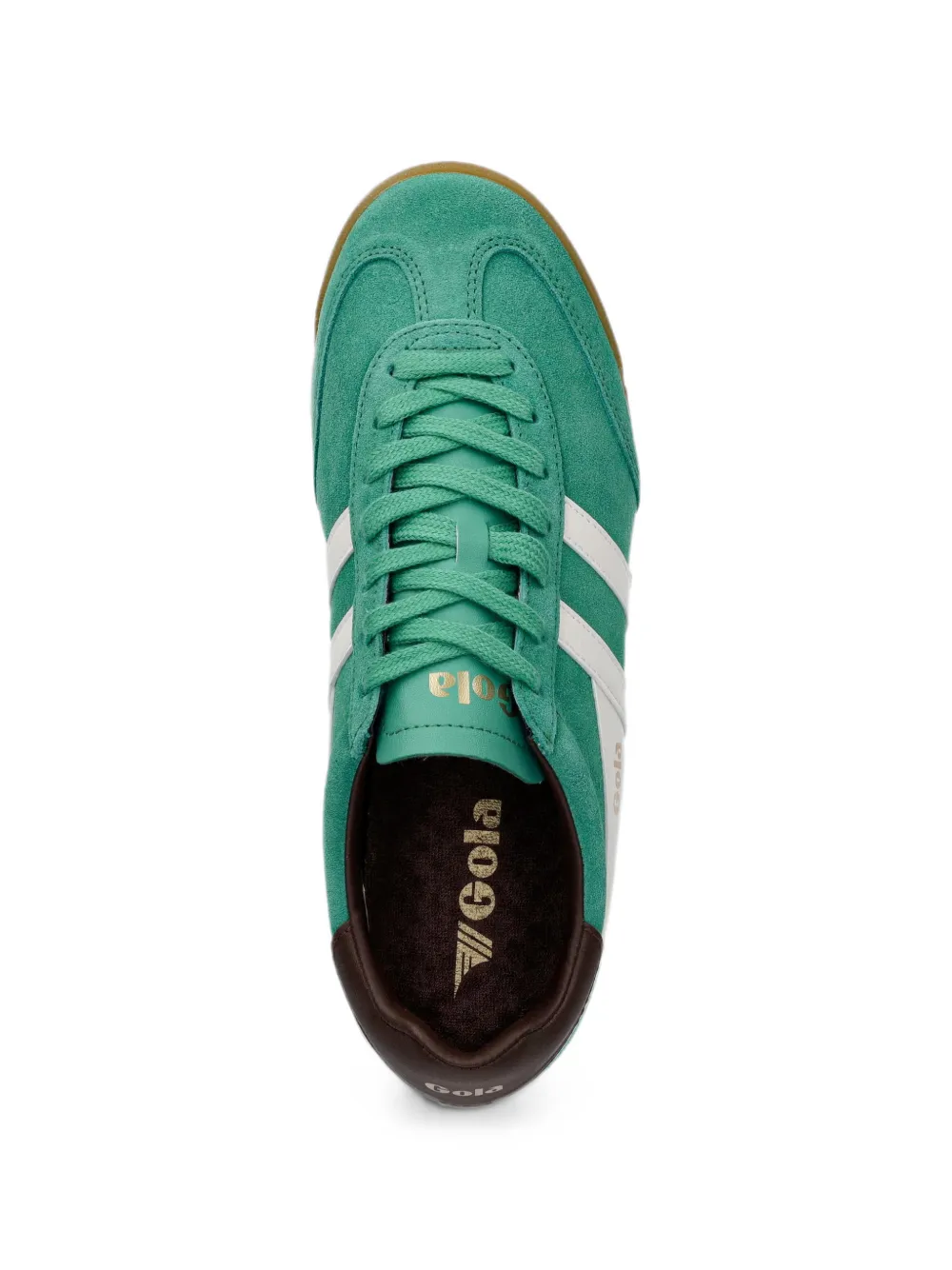 Gola Torpedo suede panelled sneakers Groen