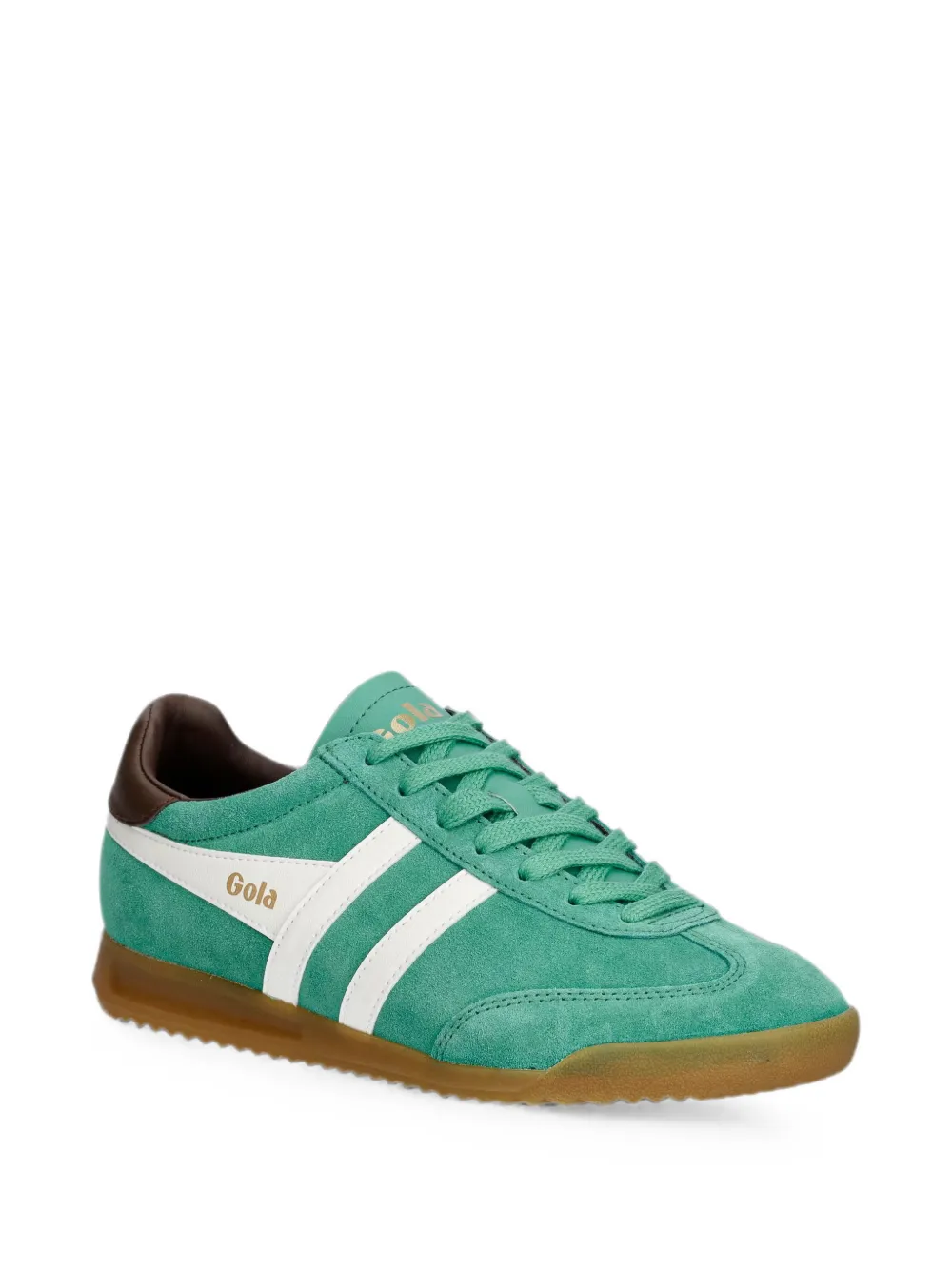 Gola Torpedo suede panelled sneakers Groen