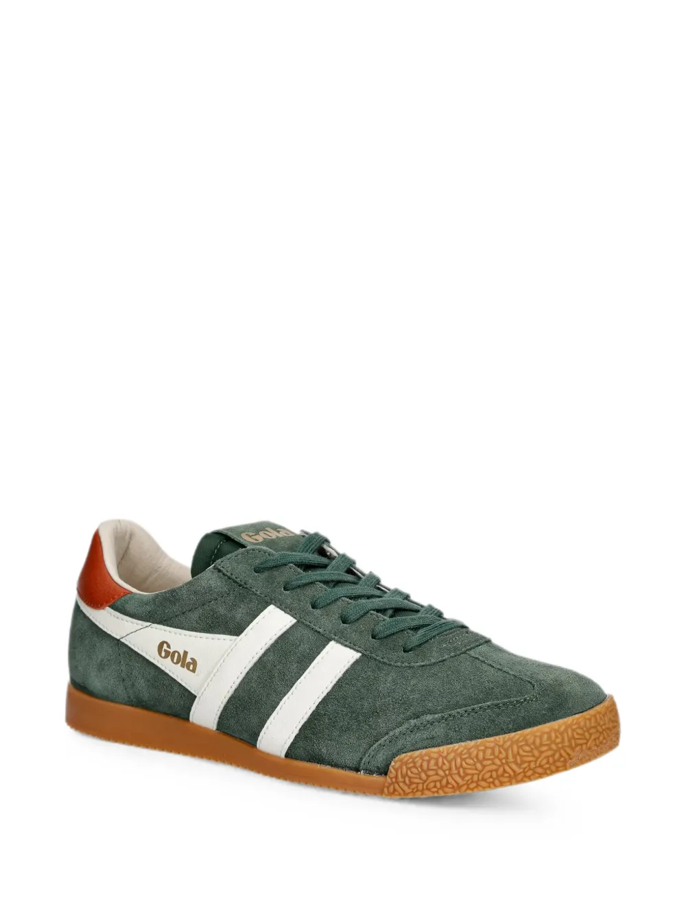 Gola Elan panelled lace-up sneakers Groen