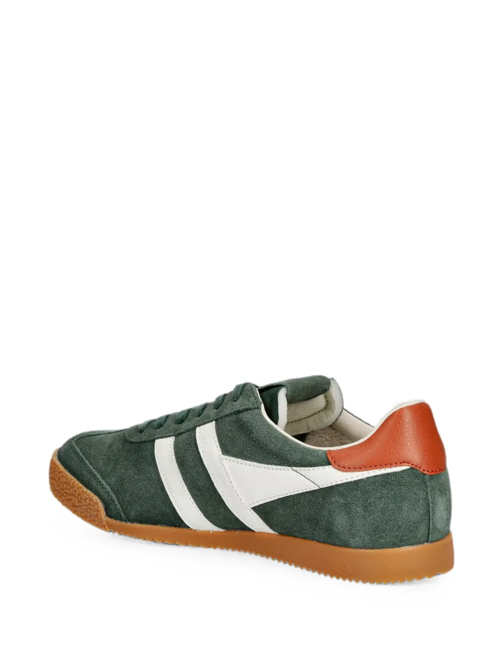 Gola Elan panelled lace-up sneakers Groen