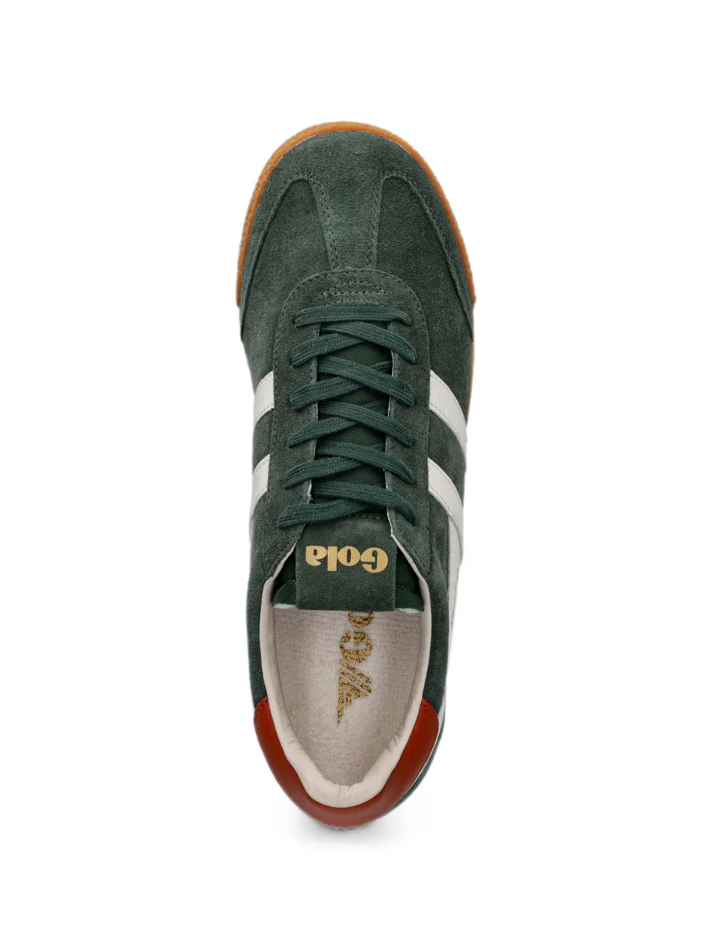 Gola Elan panelled lace-up sneakers Groen