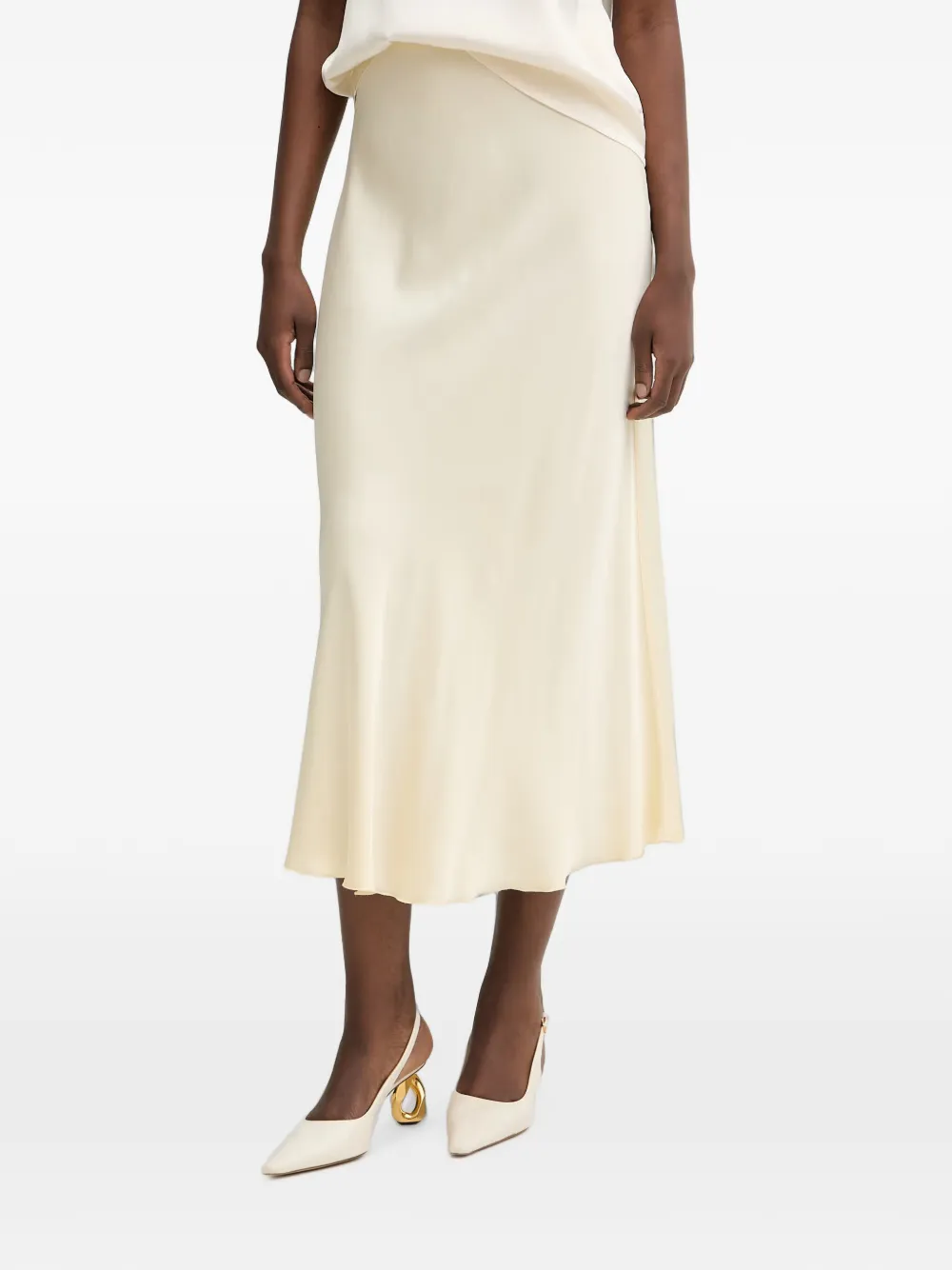 Haveone elasticated A-line maxi skirt