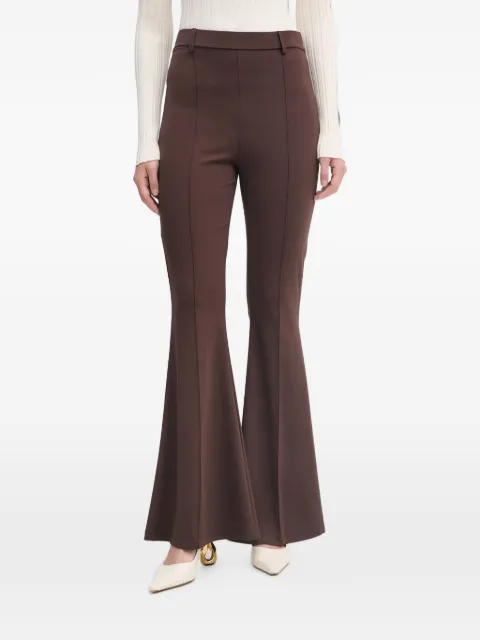 Haveone seam-detail flared trousers