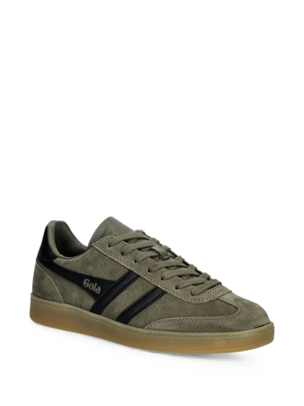 Gola Viper logo-print suede sneakers Groen