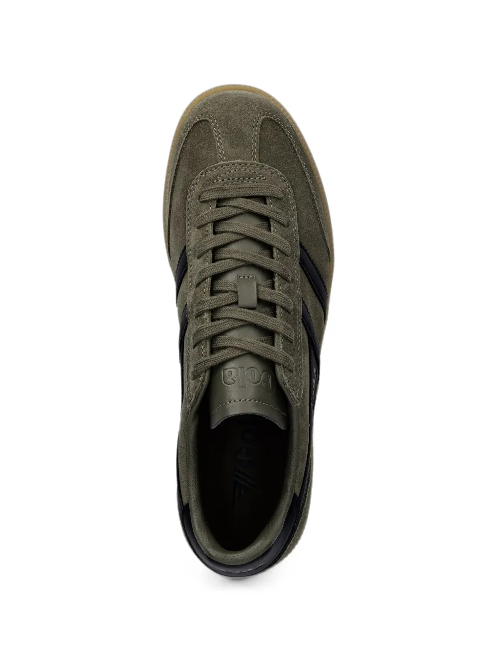 Gola Viper logo-print suede sneakers Groen