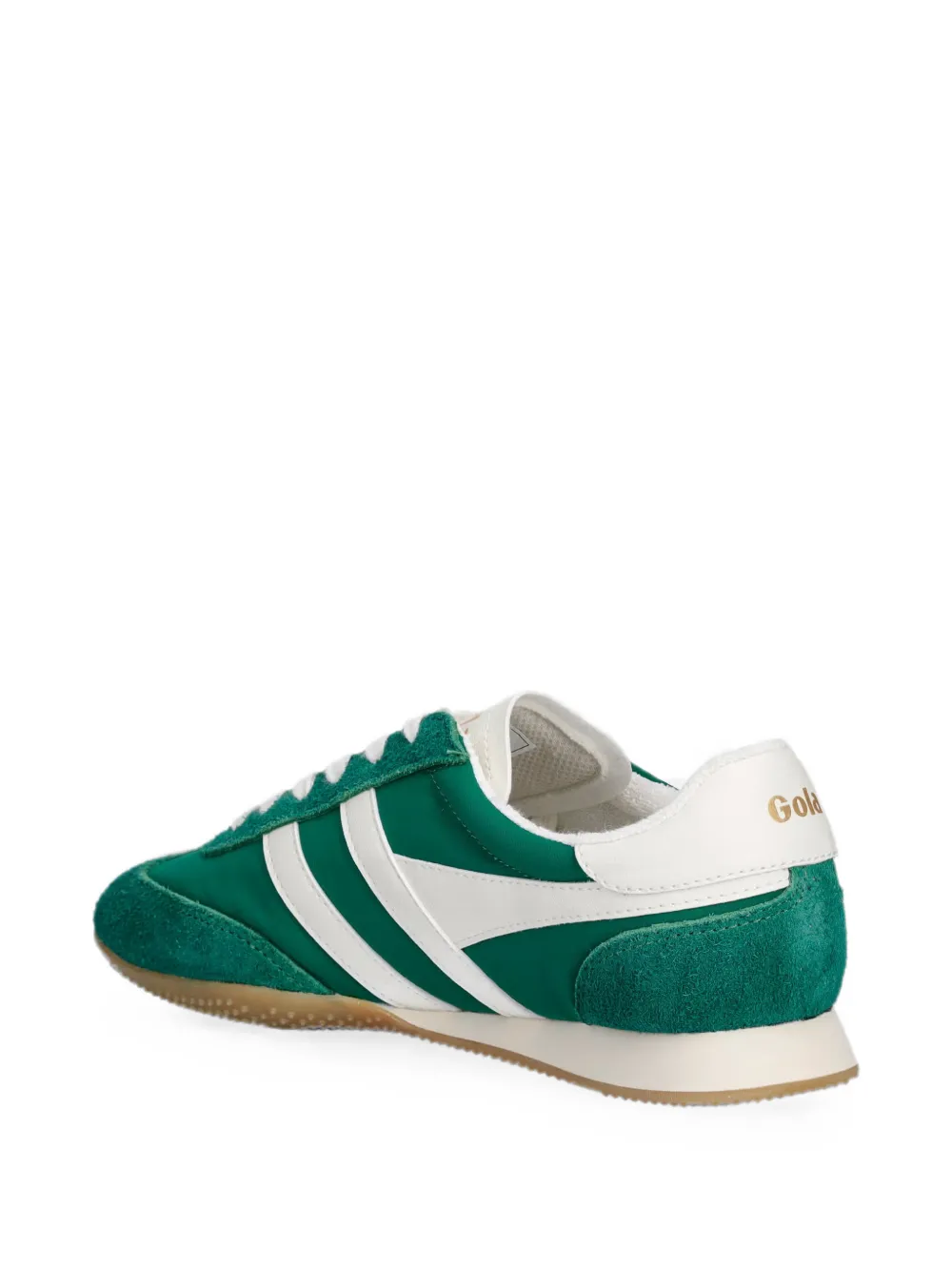 Gola Sprinter suede-panelled sneakers Groen