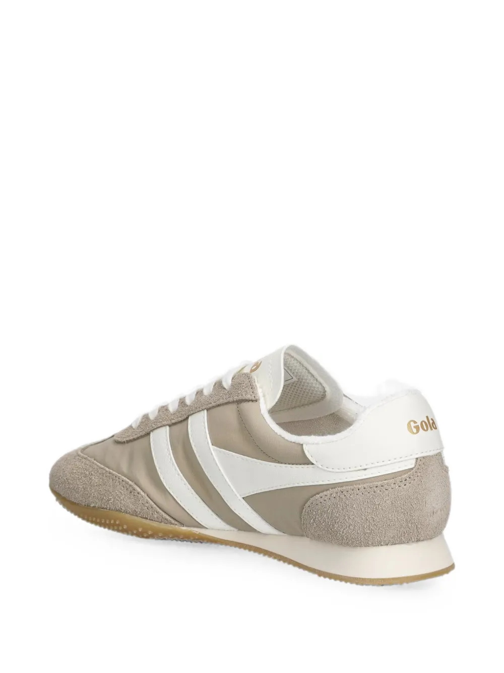 Gola Sprinter suede-panelled sneakers Beige