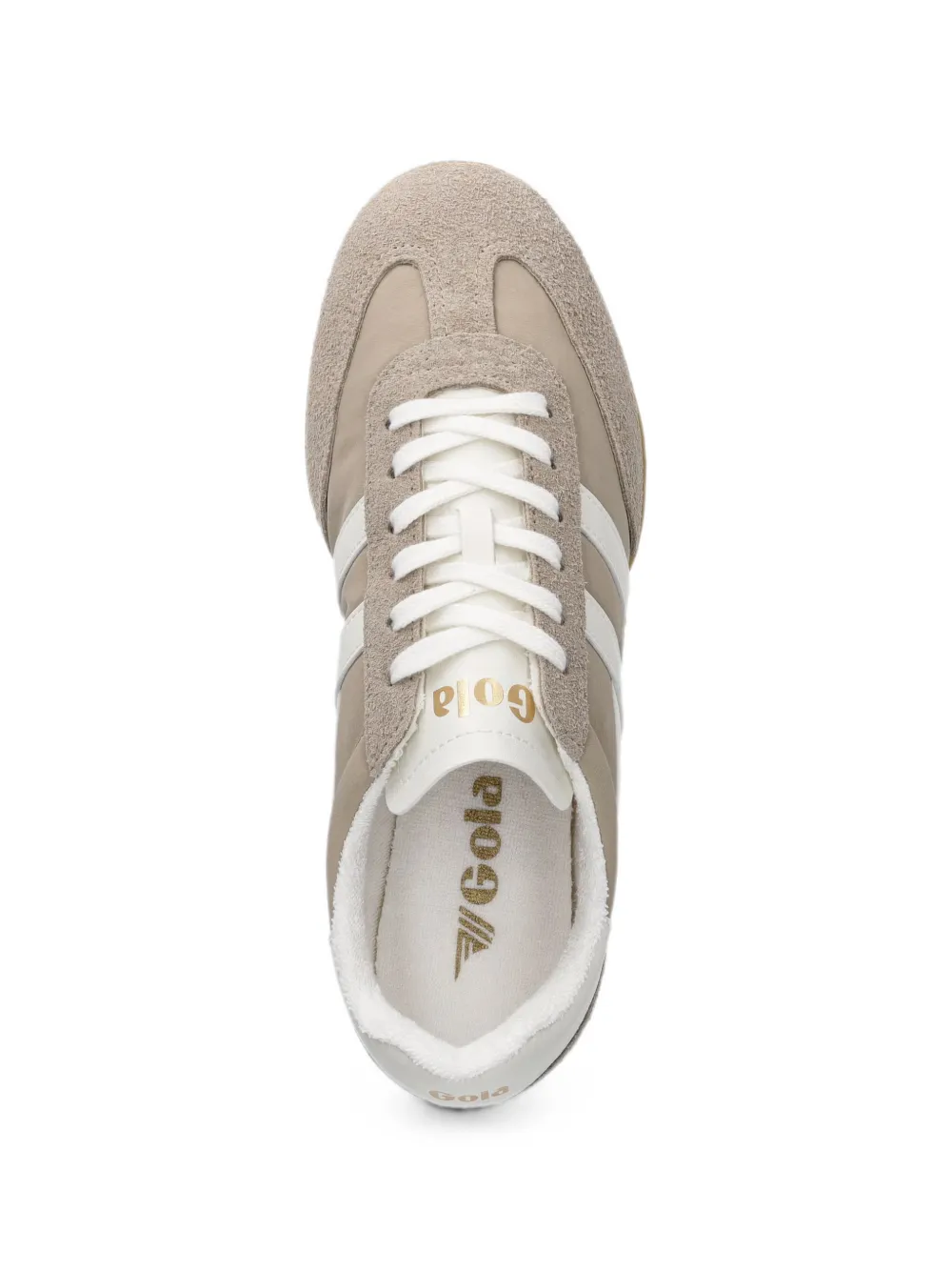 Gola Sprinter suede-panelled sneakers Beige