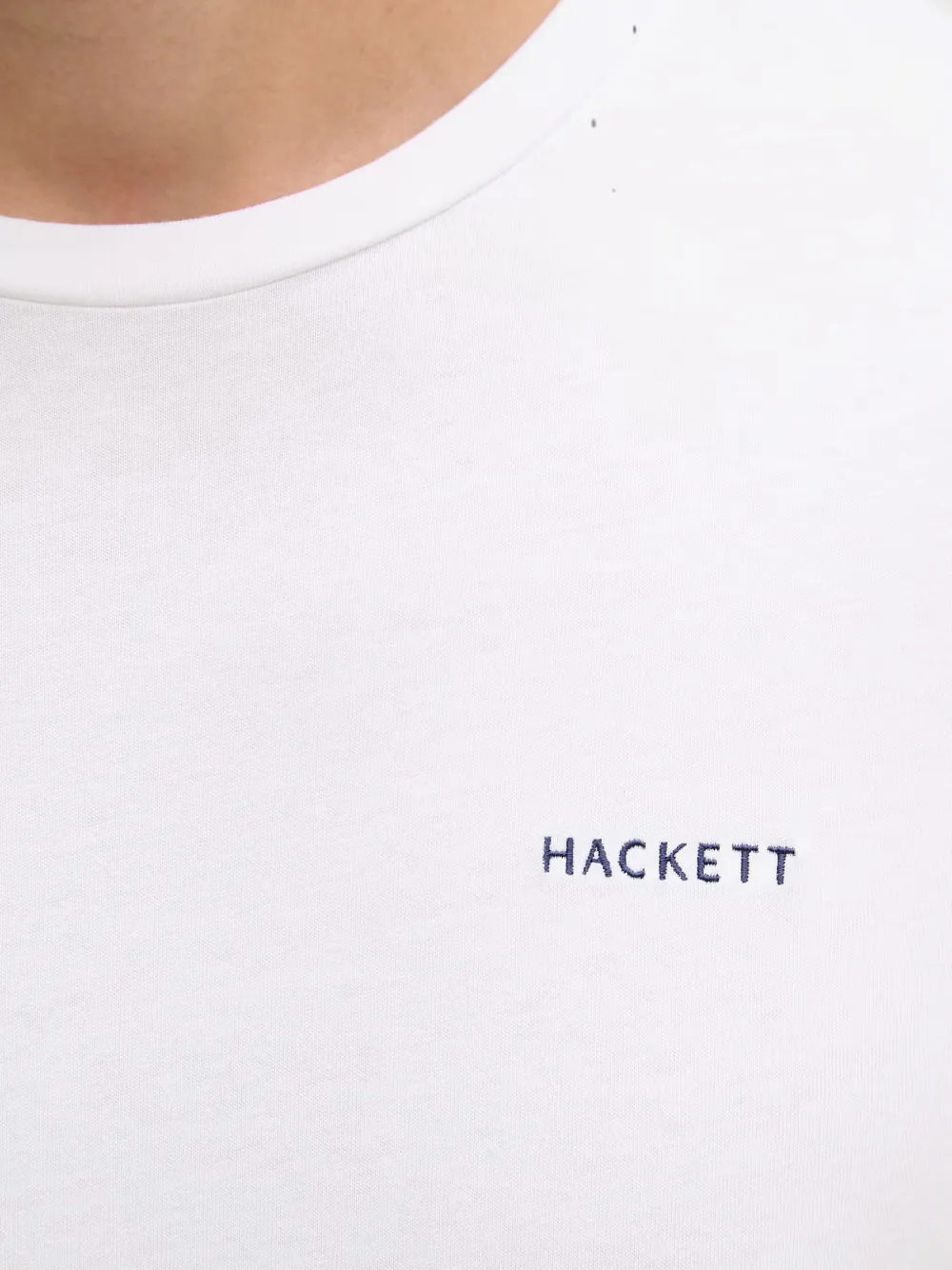Hackett London T-shirt met logoprint Wit
