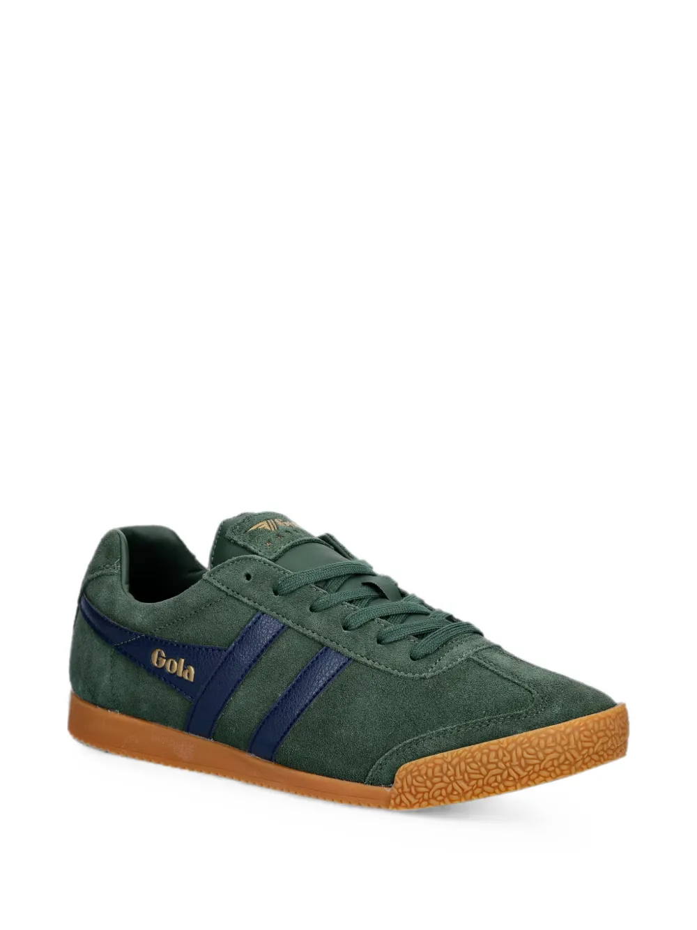 Gola Harrier suede sneakers Groen