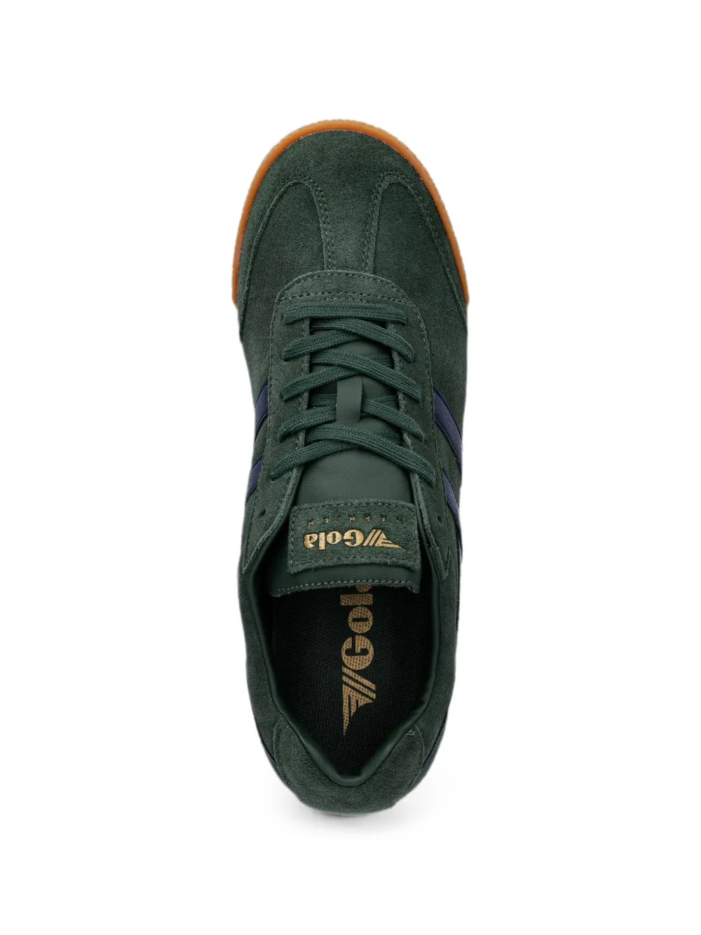 Gola Harrier suede sneakers Groen
