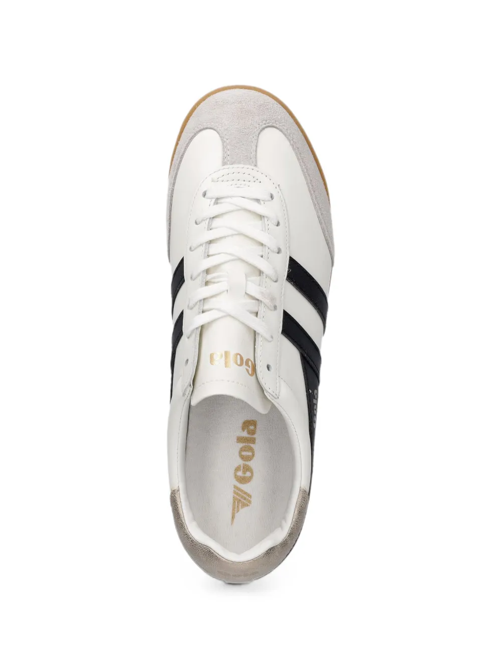 Gola Torpedo suede-panelled sneakers Wit