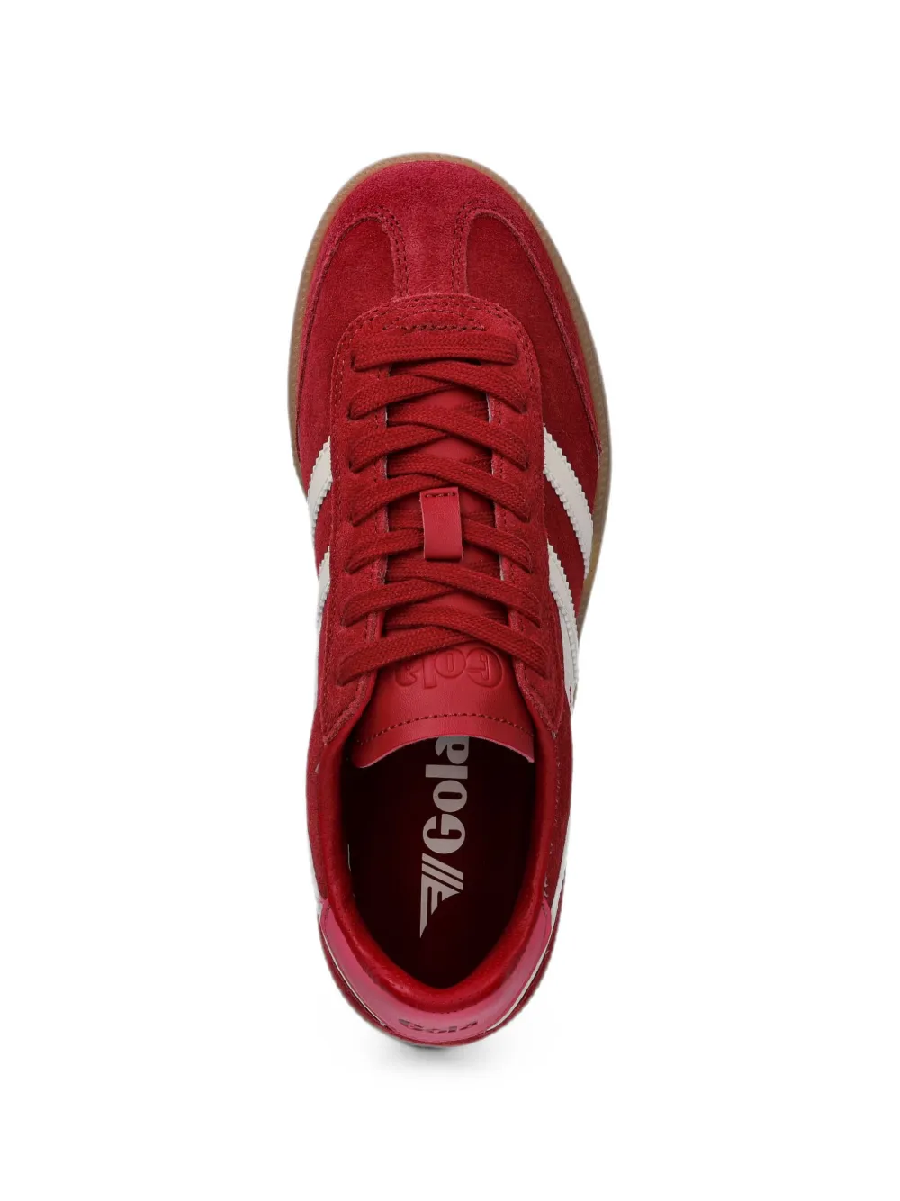 Gola Viper logo-patch suede sneakers Rood