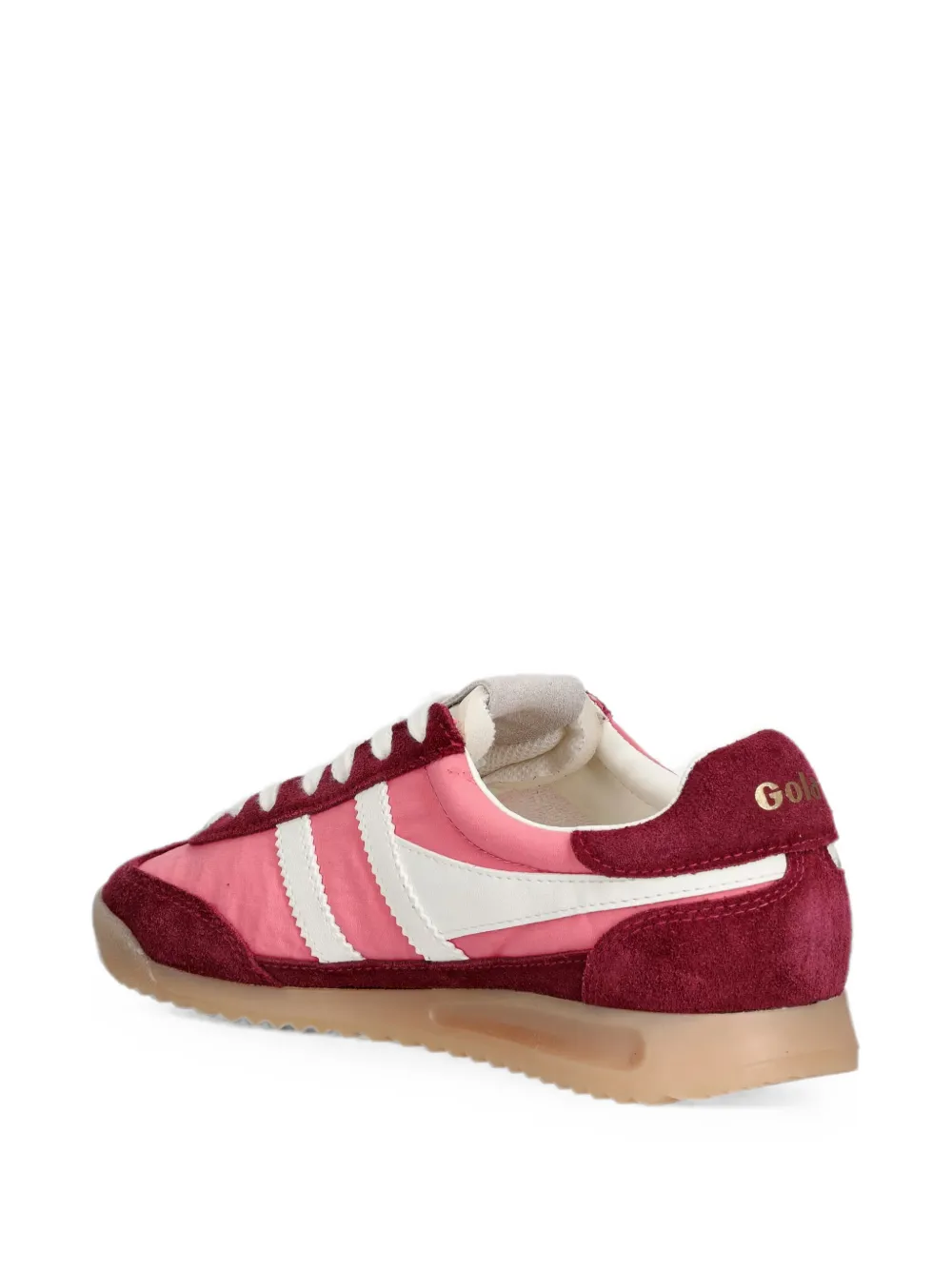 Gola Firefly suede-panelled sneakers Roze