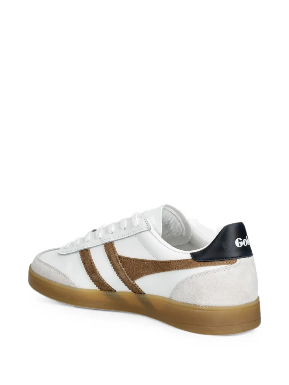 Gola Viper suede-panelled logo-print sneakers Wit