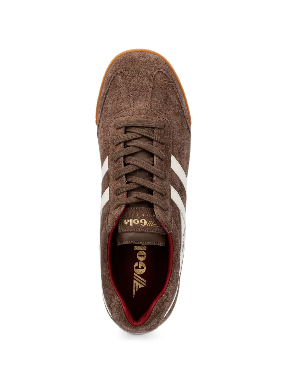 Gola Harrier suede sneakers Bruin