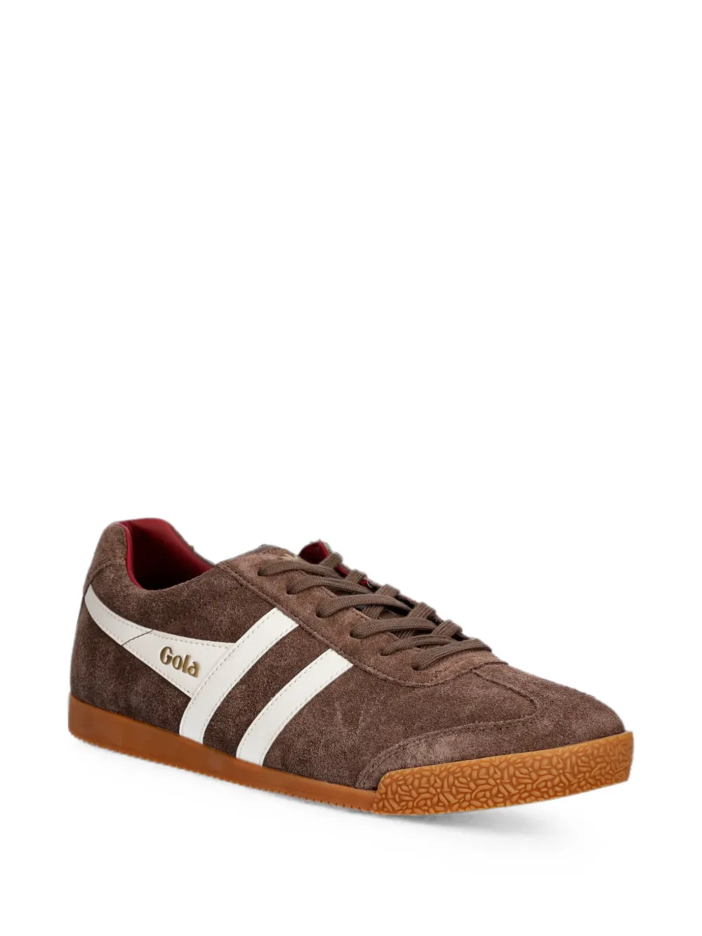 Gola Harrier suede sneakers Bruin